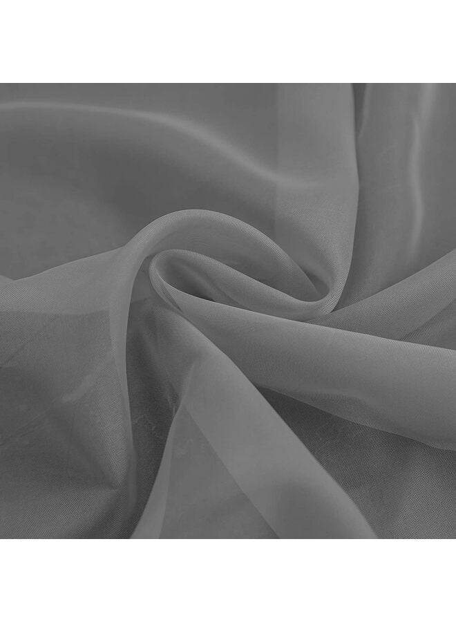 LAMAY Sheer Window Scarf Valance for Windows Sheer Scarf Curtainsfor Living Room Bedroom Curtain Drapes Wedding Party Canopy Bed - Image 3